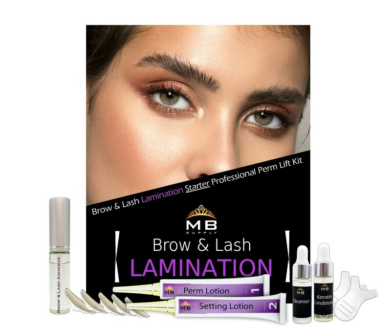 Starter Eyelash Eyebrow Lamination Keratin Lifting Kit, Perming Kit Lash Brow Lift Kit