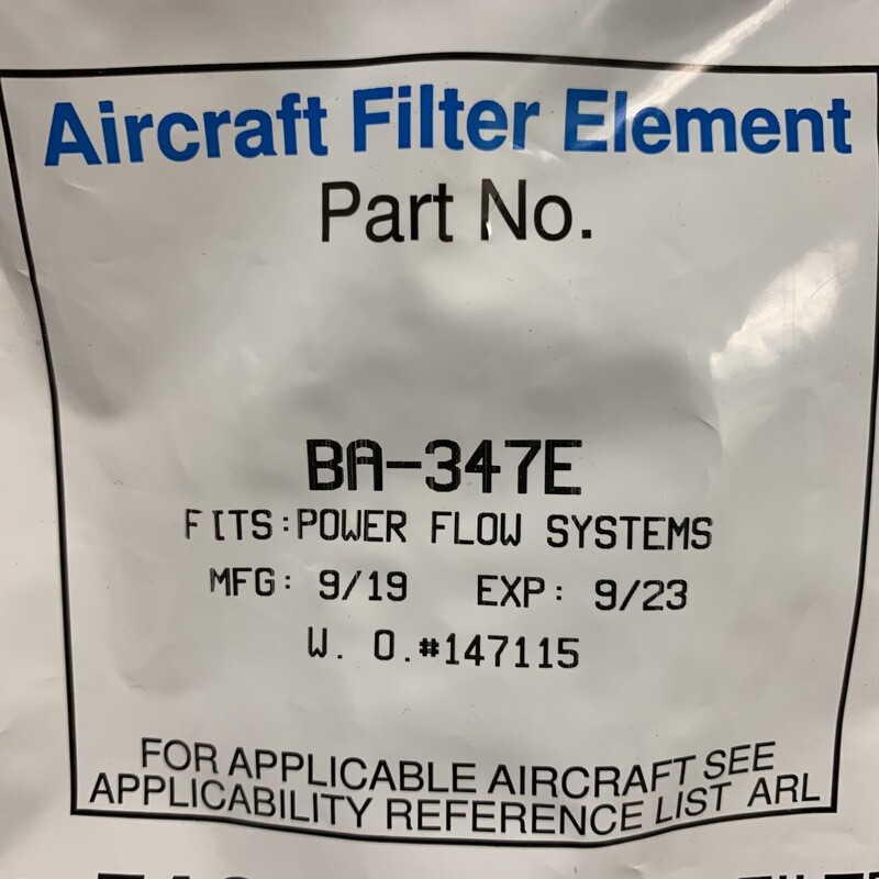 BA347E Brackett Air Filter for PFS-13802 ONLY