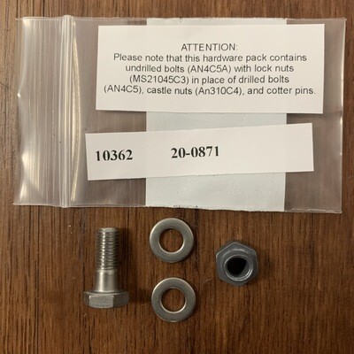 10362 Hardware pack for Clamps