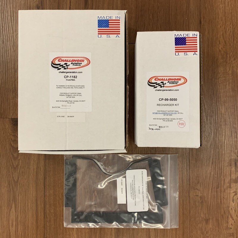 Challenger Air Filter Kit for Cessna 180, 182, 185