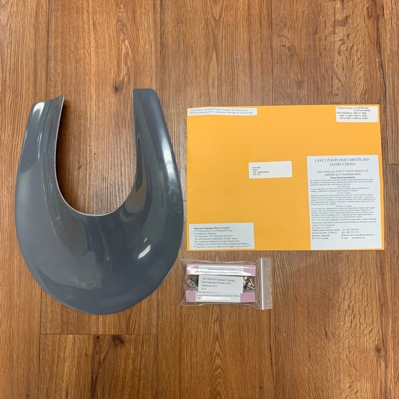 Maple Leaf Single Exhaust Fairing Cessna 180 / 182 / 185 (not for PFS Dual Exhaust)