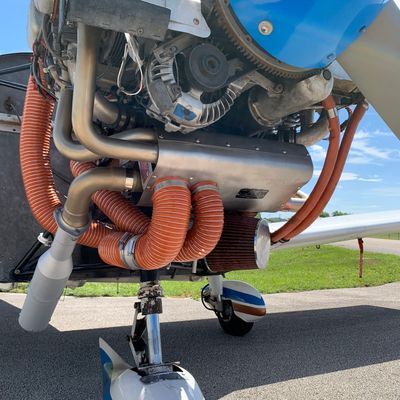 Piper PA-28 Short Stack Tailpipe Conversion for 2nd Gen kits