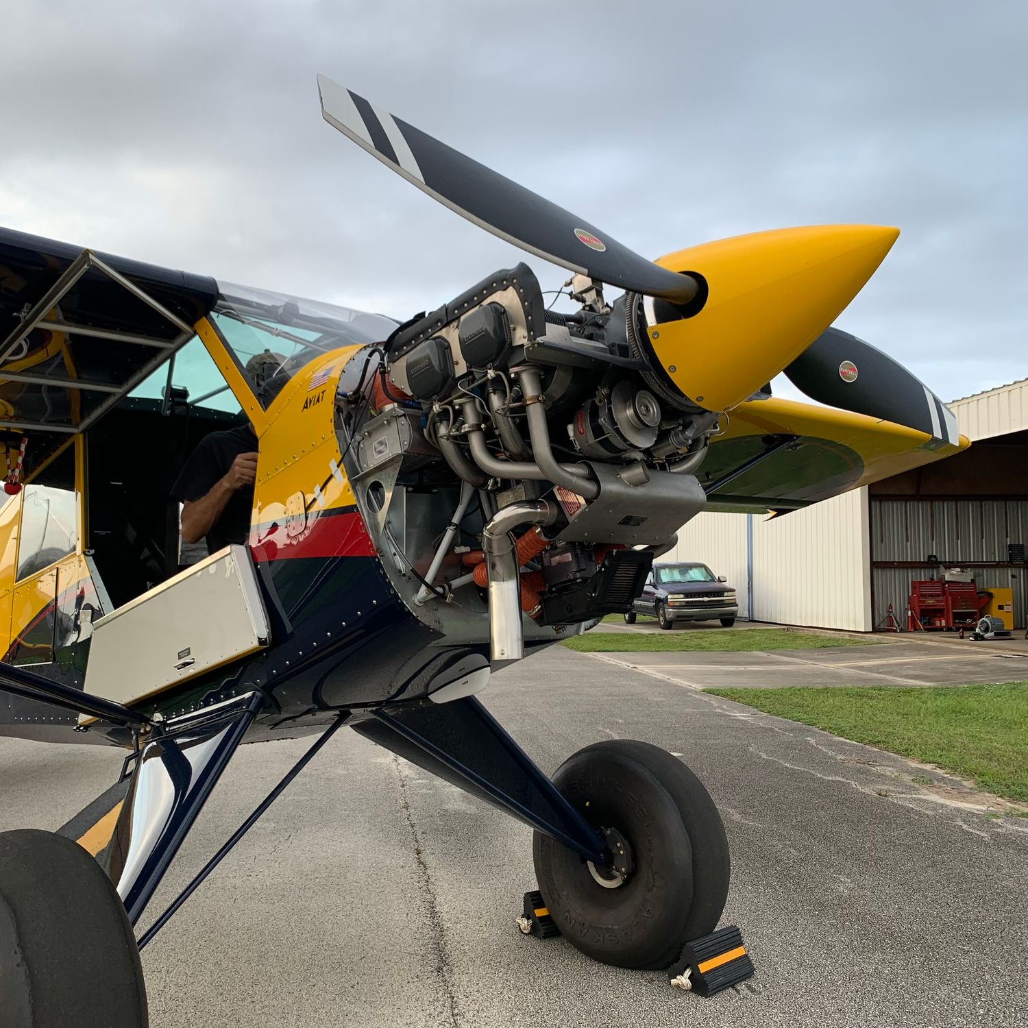 Aviat Husky Power Flow Exhaust for Models A1, A1A, A1B, A1C-180 with Lycoming O-360 Engines.