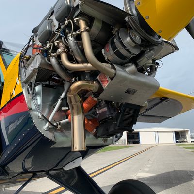 Aviat Husky Power Flow Exhaust for Models A1, A1A, A1B, A1C-180 with Lycoming O-360 Engines.