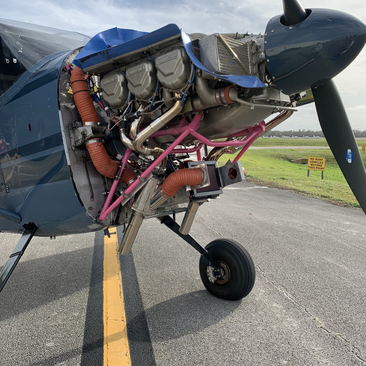 Cessna 180 Pre '56 Power Flow Systems Complete Exhaust System