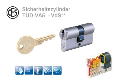 CES Doppelzylinder TUD-VA5  VdS**