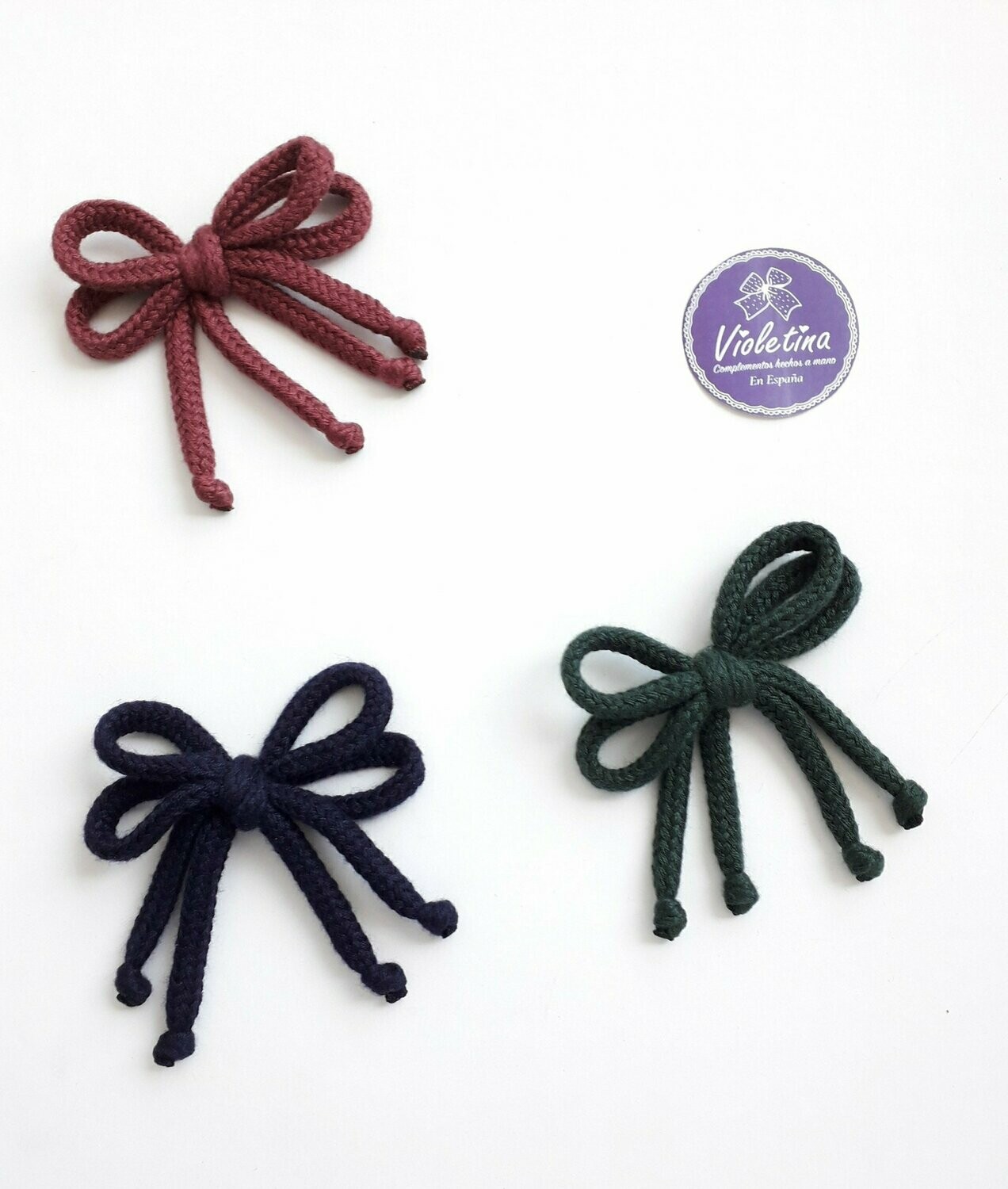 Lazo cordón en tamaño normal y mini en todos los colores