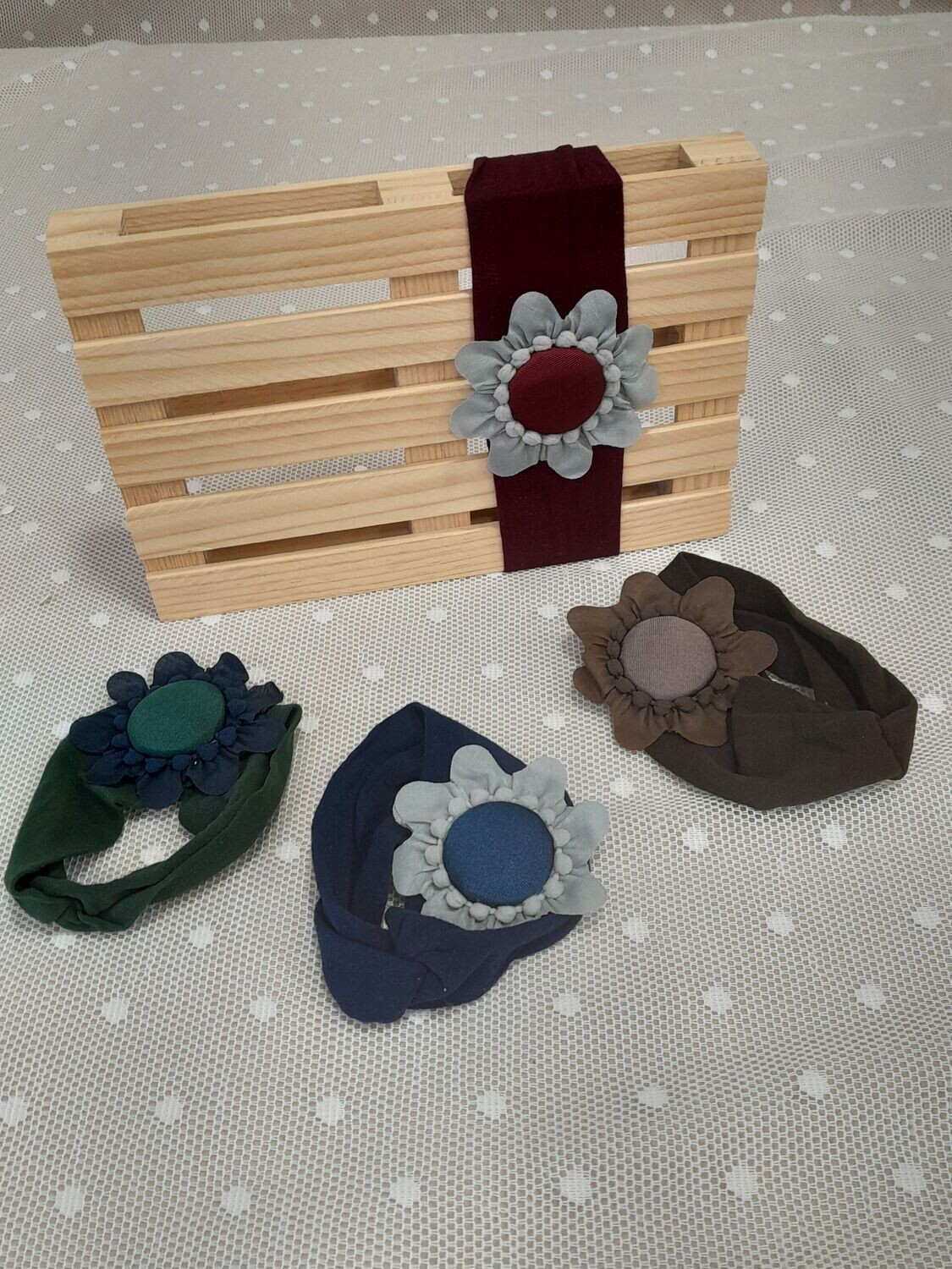 Banda elástica con flor girasol (SUPERPRECIO) 1,50€ (calidad superior)