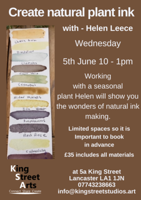 Create Natural Plant Ink - 5th June