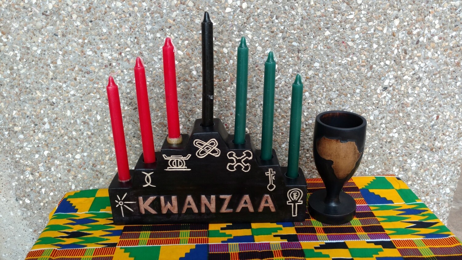 KWANZAA KINARA PYRAMID