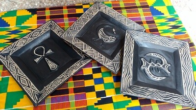 CARVED COASTERS SET