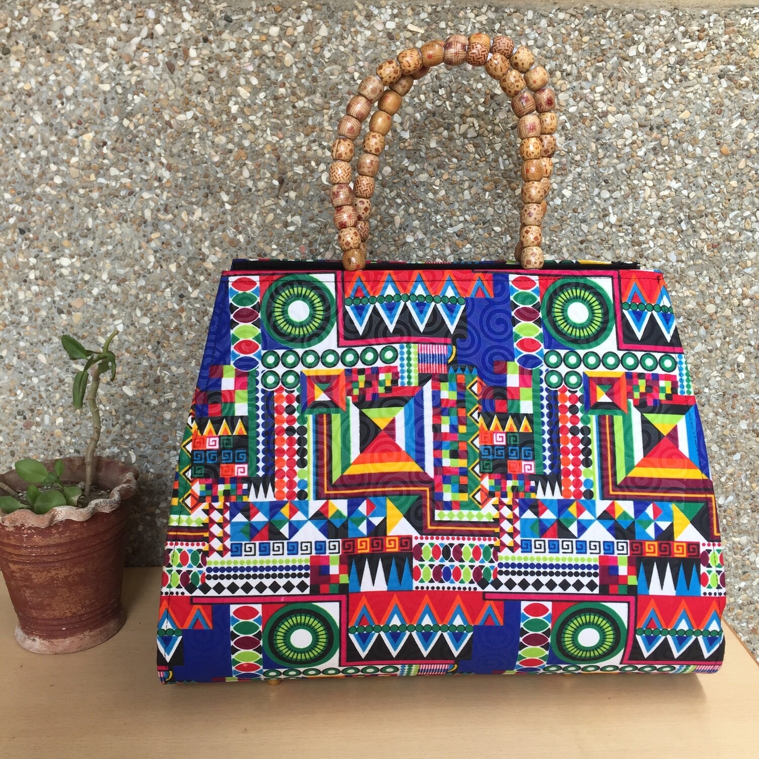 ANKARA FABRIC HANDBAG