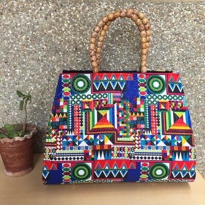 ANKARA FABRIC HANDBAG