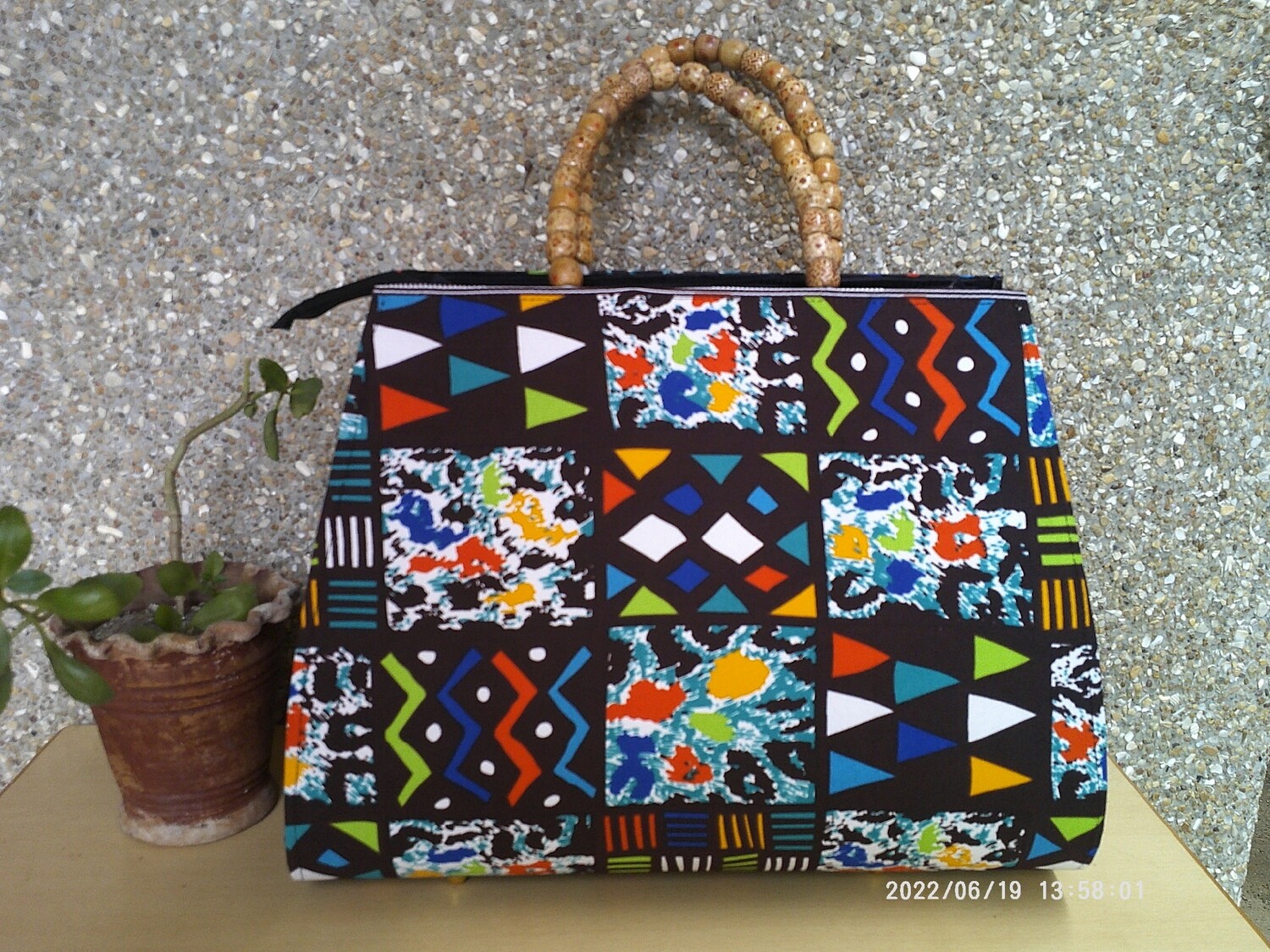 ANKARA FABRIC HANDBAG