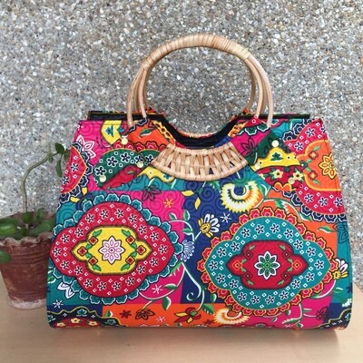 ANKARA FABRIC HANDBAG