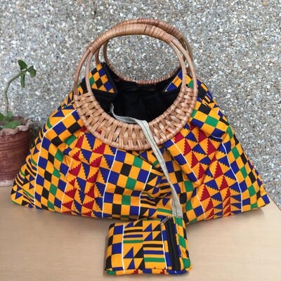 ANKARA FABRIC HANDBAG