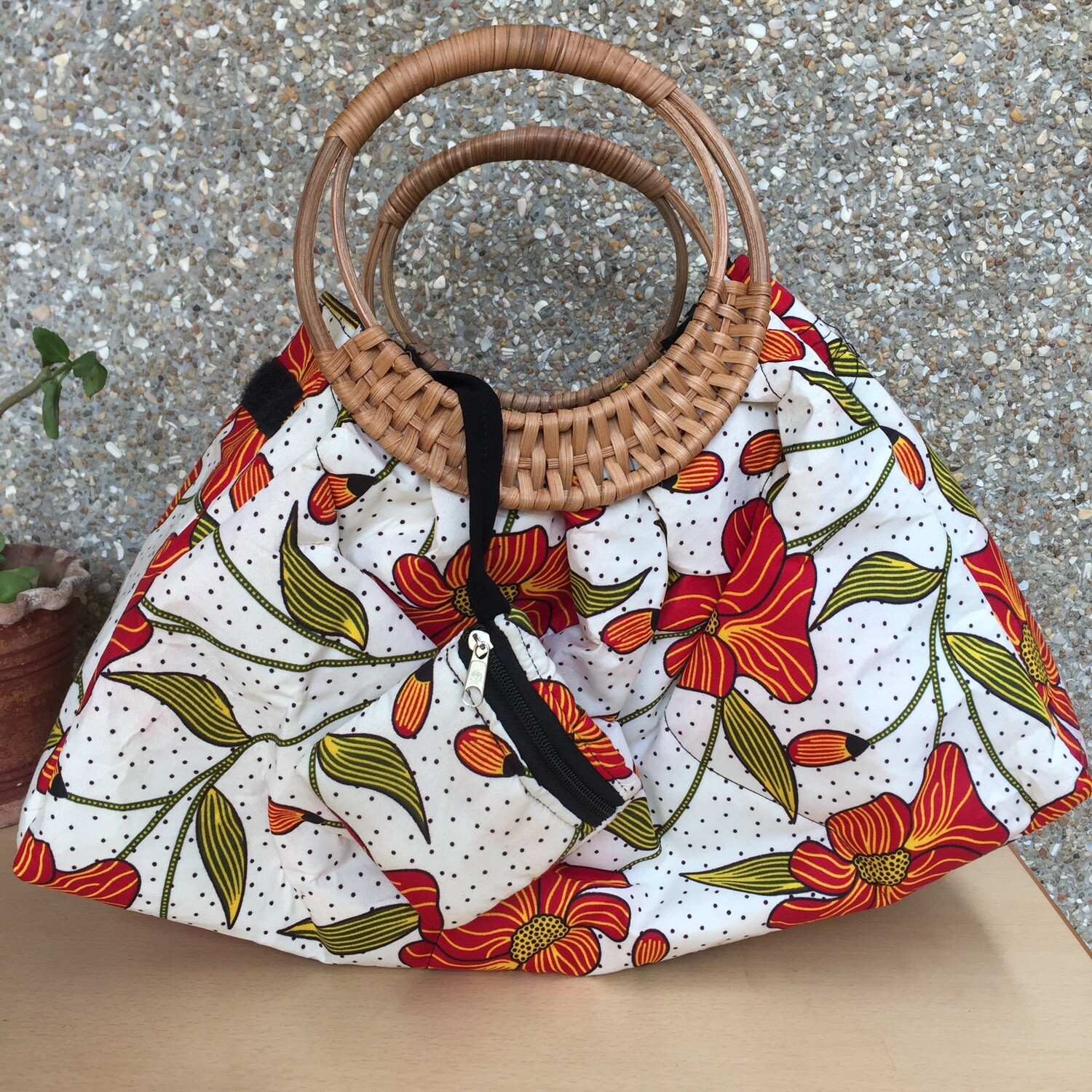 ANKARA FABRIC HANDBAG