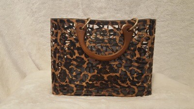 See Thru Tiger Print Cut Out Print /2 set