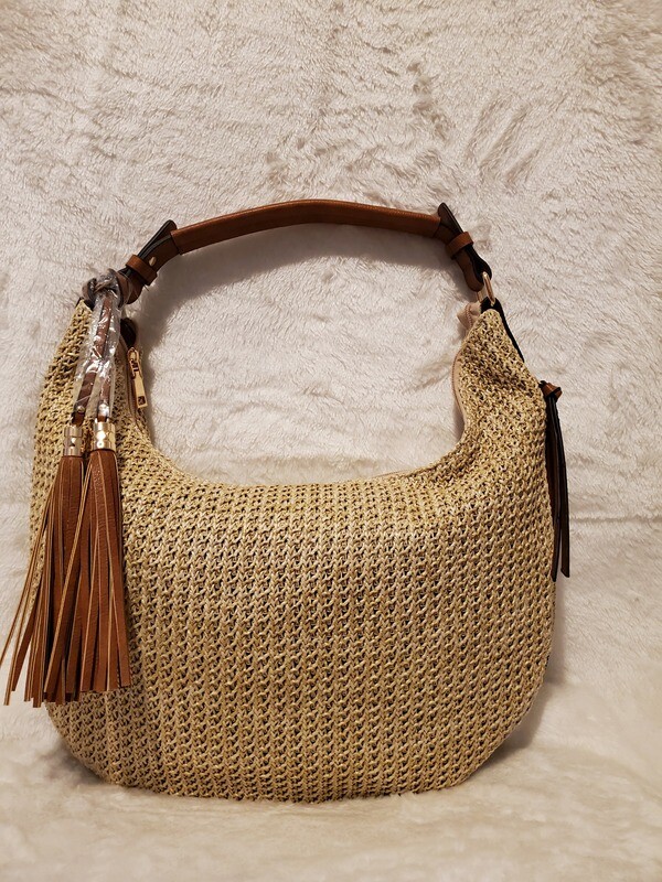 Bamboo Wicker Style Hobo Pursenality