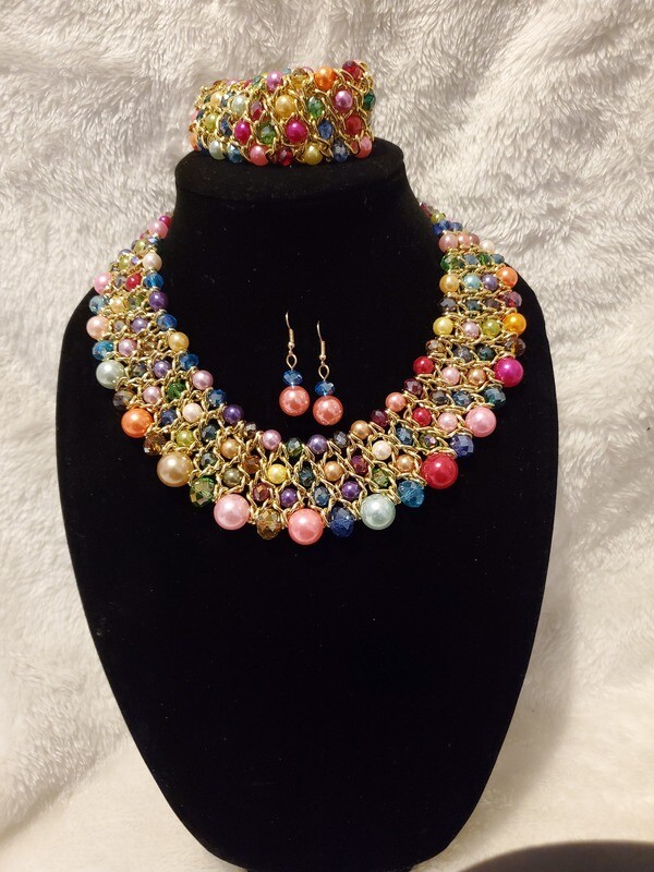 Rainbow Pearl Pieces