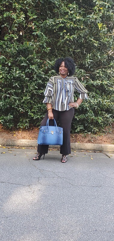 Tru Blu Ostrich Style Pursenality Set