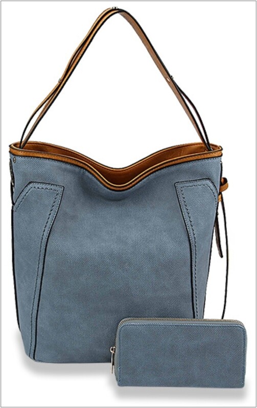 Faux Denim Style with Wallet