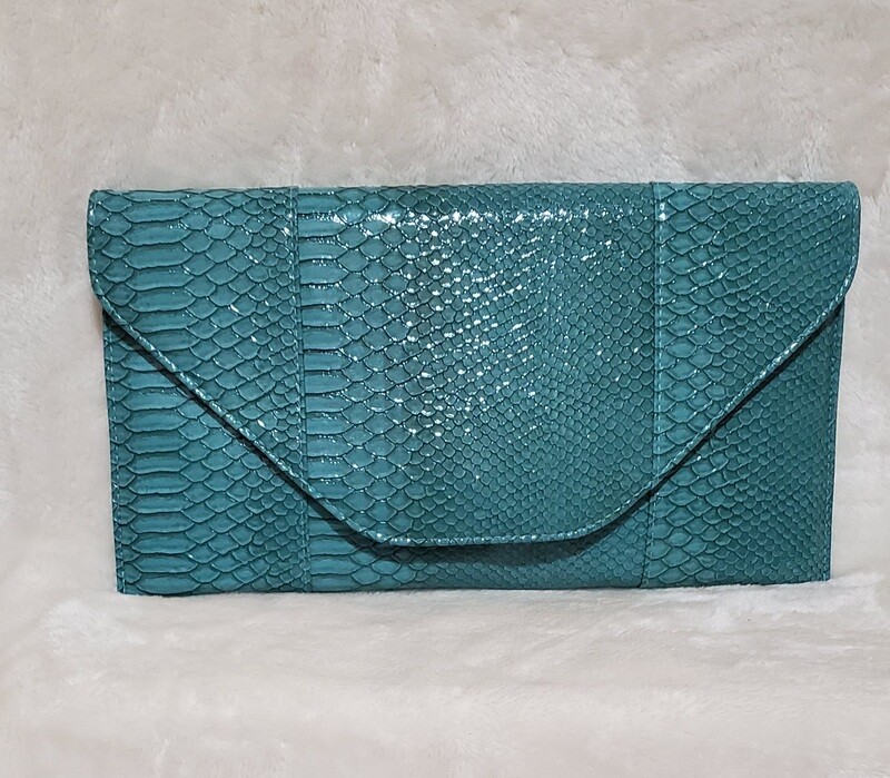 Turquoise Sea Arm/Wrist Clutch