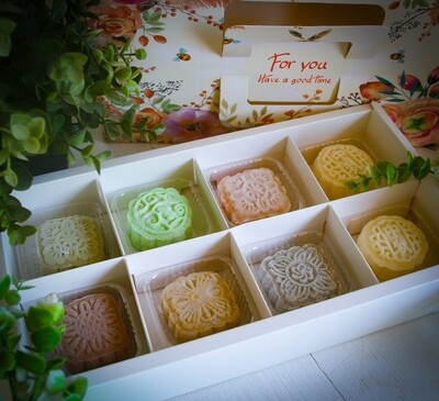 Snow Skin Mooncakes with Soft Center