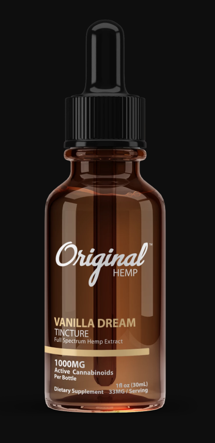 Original Hemp Vanilla Dream 1000mg Tincture (30ml)