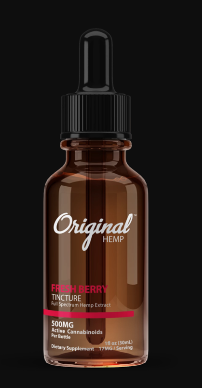 Original Hemp Fresh Berry 500mg Tincture (30ml)