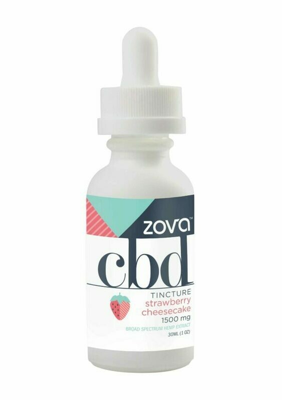 Zova Strawberry Cheesecake 1500mg Tincture (30ml)