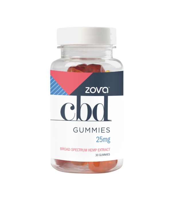 Zova 25mg CBD Gummies (30ct)