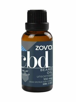 Zova Unscented 100mg CBD Beard Oil (30ml)