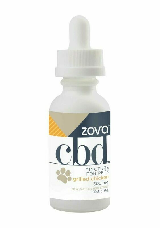 Zova Grilled Chicken 300mg Pet Tincture (30ml)