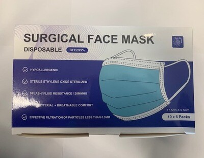 3-Ply Surgical Mask (60 Count)