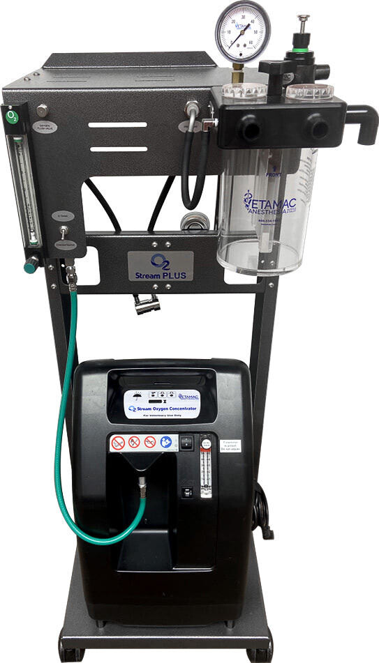 O2 Stream Plus Rebreathing Mobile Anesthesia Machine & Concentrator