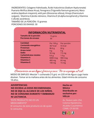 Colágeno V-Bust Up! - Colágeno aumentador de busto