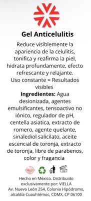 Gel refrescante V-Sculpt elimina celulitis