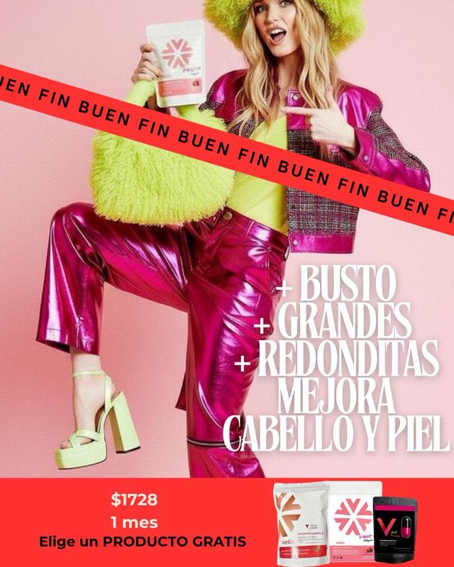 🔥BUEN FIN🔥 Trío aumentador de busto Malteada cápsulas y colágeno