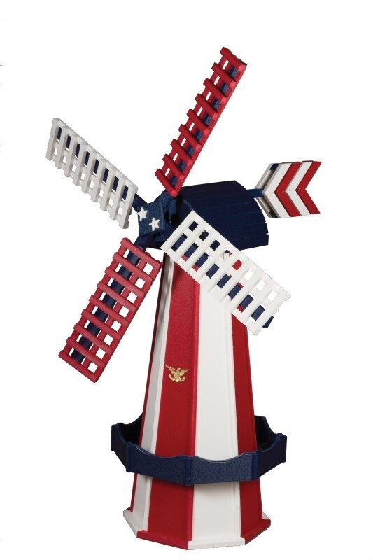 Poly Windmill - Patriotic