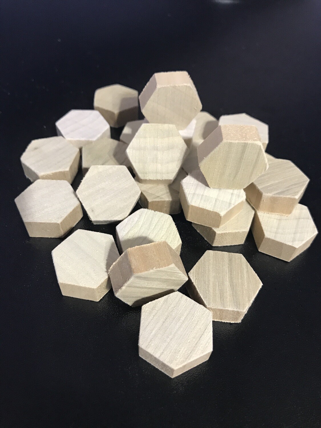 Wooden Faux Bolt Heads - 1 inch (25 Pieces)