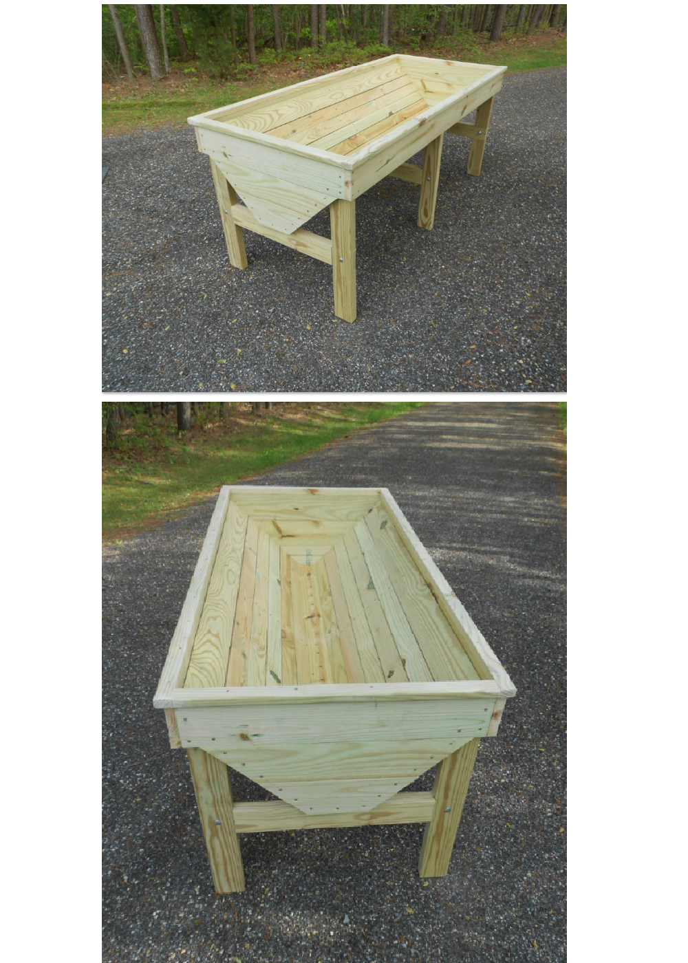 Raised Trough Planter