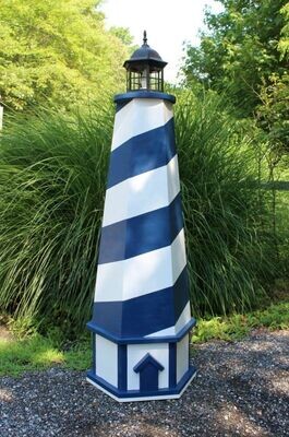 5 ft. Painted Lawn Lighthouse Plans