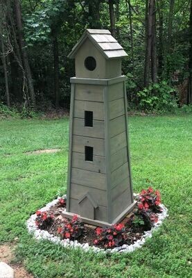 5 ft. Square Garden Lighthouse Plans