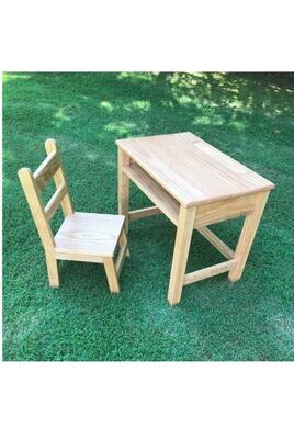 Child&#39;s School Desk and Wooden Chair Plans