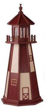 Cape Henry Poly Lawn Lighthouse (Red)