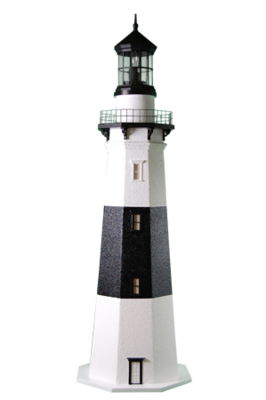Montauk Deluxe Stucco Lawn Lighthouse - 5 ft.