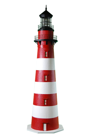 Assateague Deluxe Stucco Lawn Lighthouse - 5 ft.