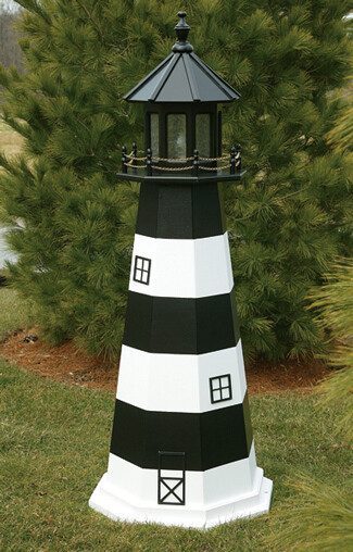 Wooden Bodie Island Lawn Lighthouse