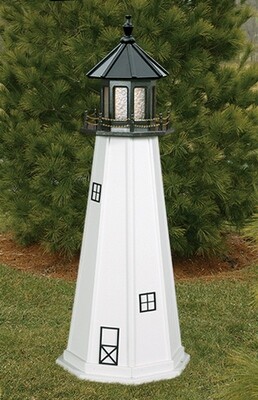 Wooden Cape Cod Lawn Lighthouse